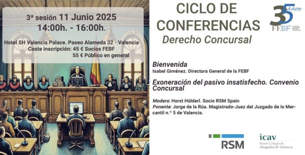 3ª Sesión Ciclo Conferencias Derecho Concursal - Magistrado Juez Jorge de la Rua
