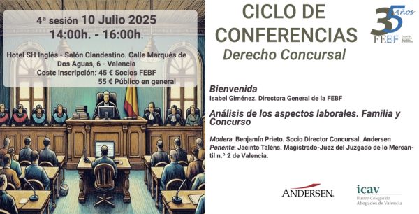 4ª Sesión Ciclo Conferencias Derecho Concursal - Magistrado Jacinto Tálens