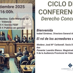 5ª Sesión Ciclo Conferencias Derecho Concursal - Magistrado Leandro Blanco