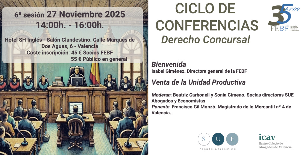 6ª Sesión Ciclo Conferencias Derecho Concursal - Magistrado Francisco Gil