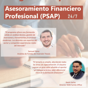 Asesoramiento Financiero Profesional (PSAP) Online 24/7